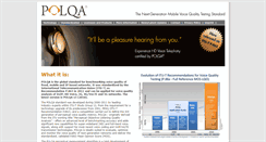 Desktop Screenshot of polqa.info